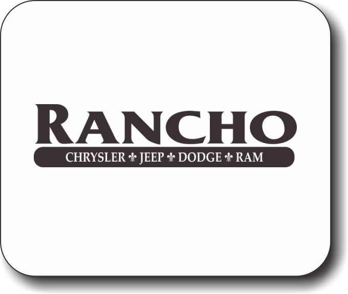 Rancho Chrysler Jeep Dodge Mousepad 15.95 NiceBadge